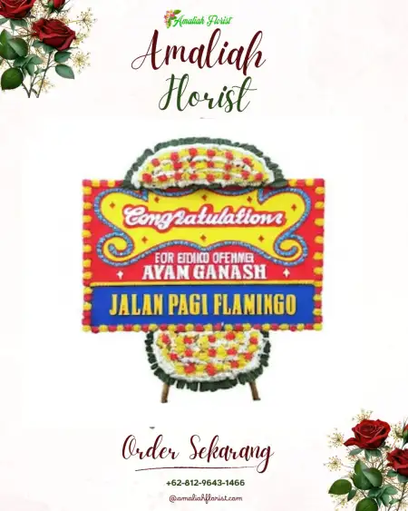 Sewa Papan Bunga Pecuk